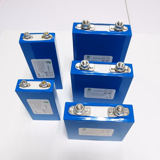 Célula de batería prismática de bolsa de iones de litio recargable 3,2 V 30ah 40ah 50ah LiFePO4