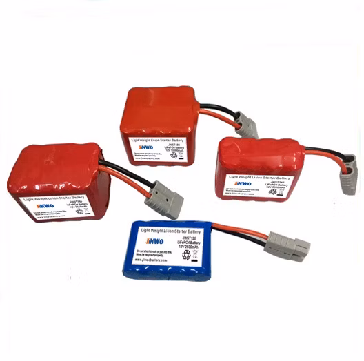 A123 Batería de arranque de litio para motocicleta compacta y ligera de 8 celdas 26650 4s2p